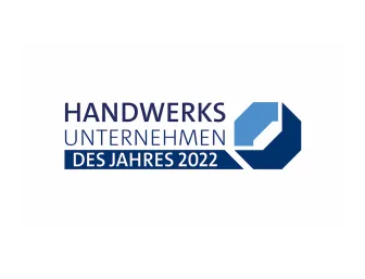 Logo Handwerksunternehmen des Jahres 2022.