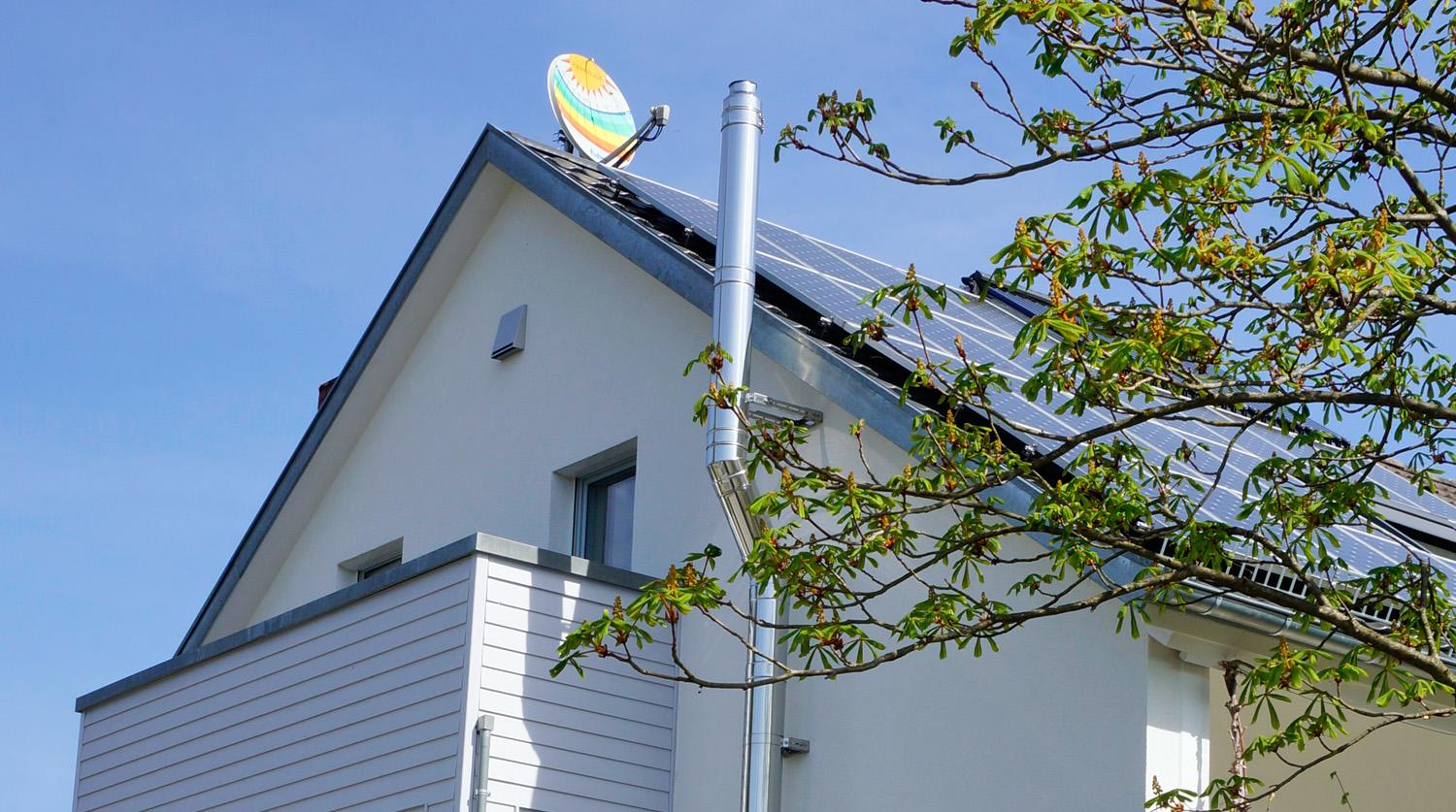 Solaranlage auf dem Hausdach